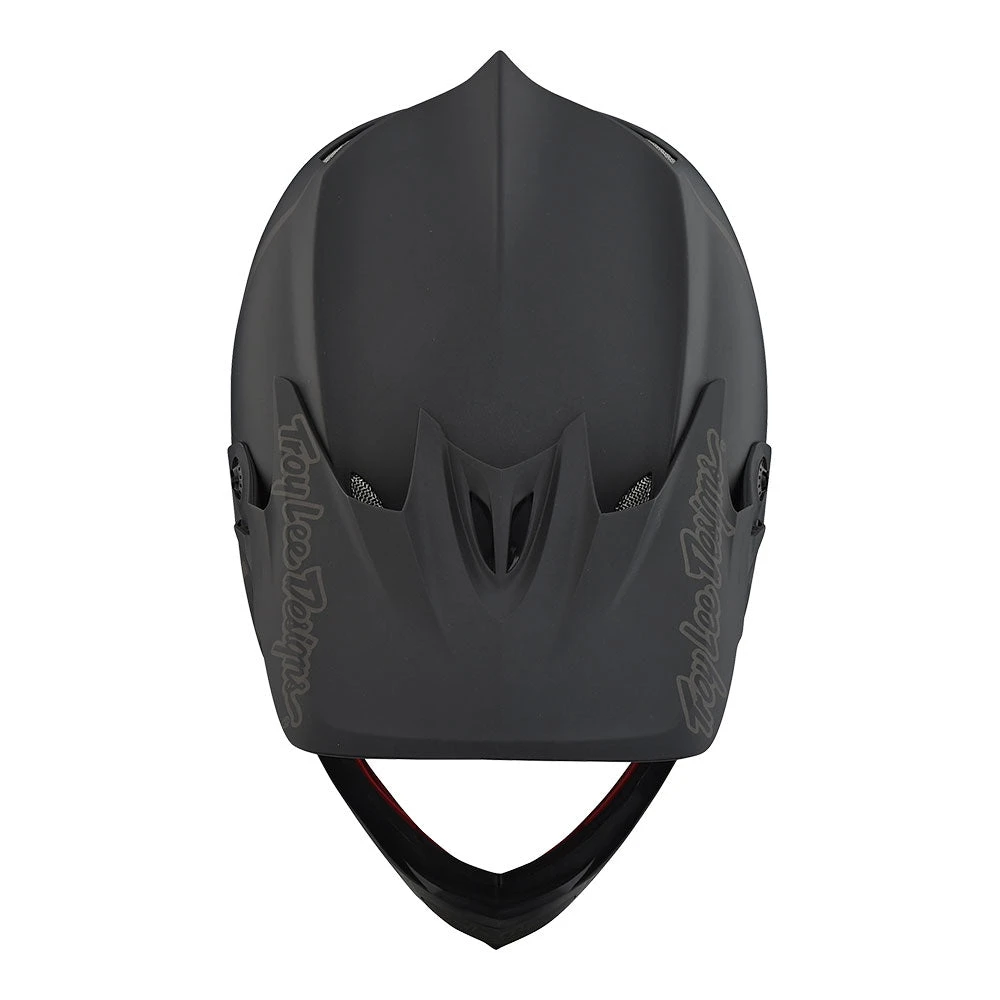 Troy Lee Designs D3 Fiberlite Helmet Mono Black - Image 4