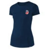 Troy Lee Designs Wmns Short Sleeve Tee Peace & Wheelies Heather Navy