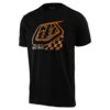 Troy Lee Designs Short Sleeve Tee Precision 2.0 Checkers Black