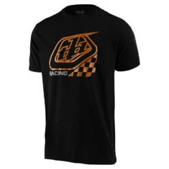 Troy Lee Designs Short Sleeve Tee Precision 2.0 Checkers Black