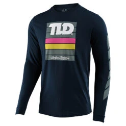 Troy Lee Designs Long Sleeve Tee Pregame Navy