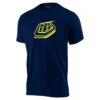 Troy Lee Designs Short Sleeve Tee Racing Shield Navy