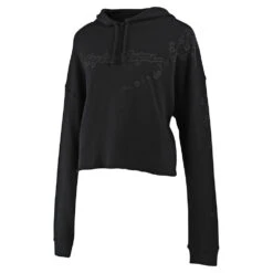 Troy Lee Designs Wmns Pullover Hoodie Signature Floral Crop Black
