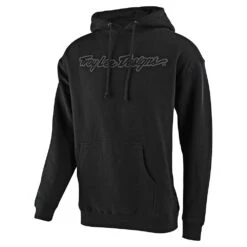 Troy Lee Designs Pullover Hoodie Signature Black