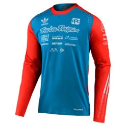 Troy Lee Designs SE Ultra Limited Team Edition L/S Jersey Ocean / Flo Orange