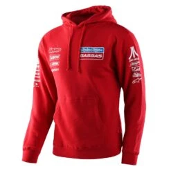Troy Lee Designs Pullover Hoodie 2021 TLD GasGas Team Red