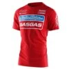 Troy Lee Designs Short Sleeve Tee 2021 TLD GasGas Team Red