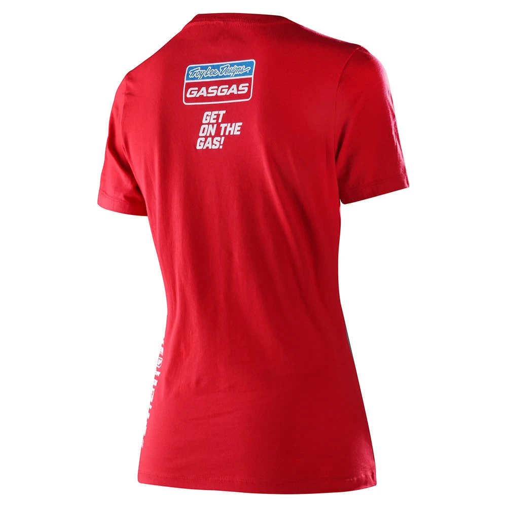 Troy Lee Designs Womens Short Sleeve 2021 TLD GasGas Team Red - Image 2