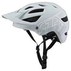 Troy Lee Designs A1 Helmet W/MIPS Classic Light Gray / White