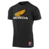 Troy Lee Designs Short Sleeve Tee TLD Honda Retro Wing Charcoal Heather