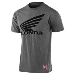 Troy Lee Designs Short Sleeve Tee TLD Honda Wing Ash Heather