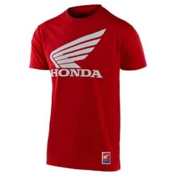 Troy Lee Designs Short Sleeve Tee TLD Honda Wing Red