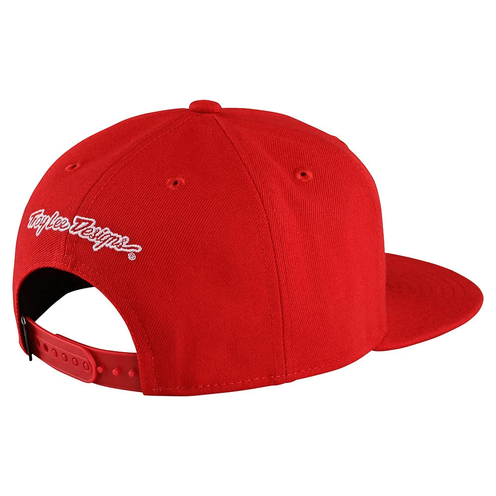 Troy Lee Designs Snapback Hat TLD Honda Wing Red - Image 2