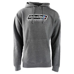 Troy Lee Designs Pullover Hoodie Go Faster Charcoal