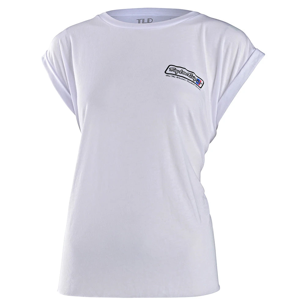Troy Lee Designs Womens Short Sleeve Go Faster White - Image 2