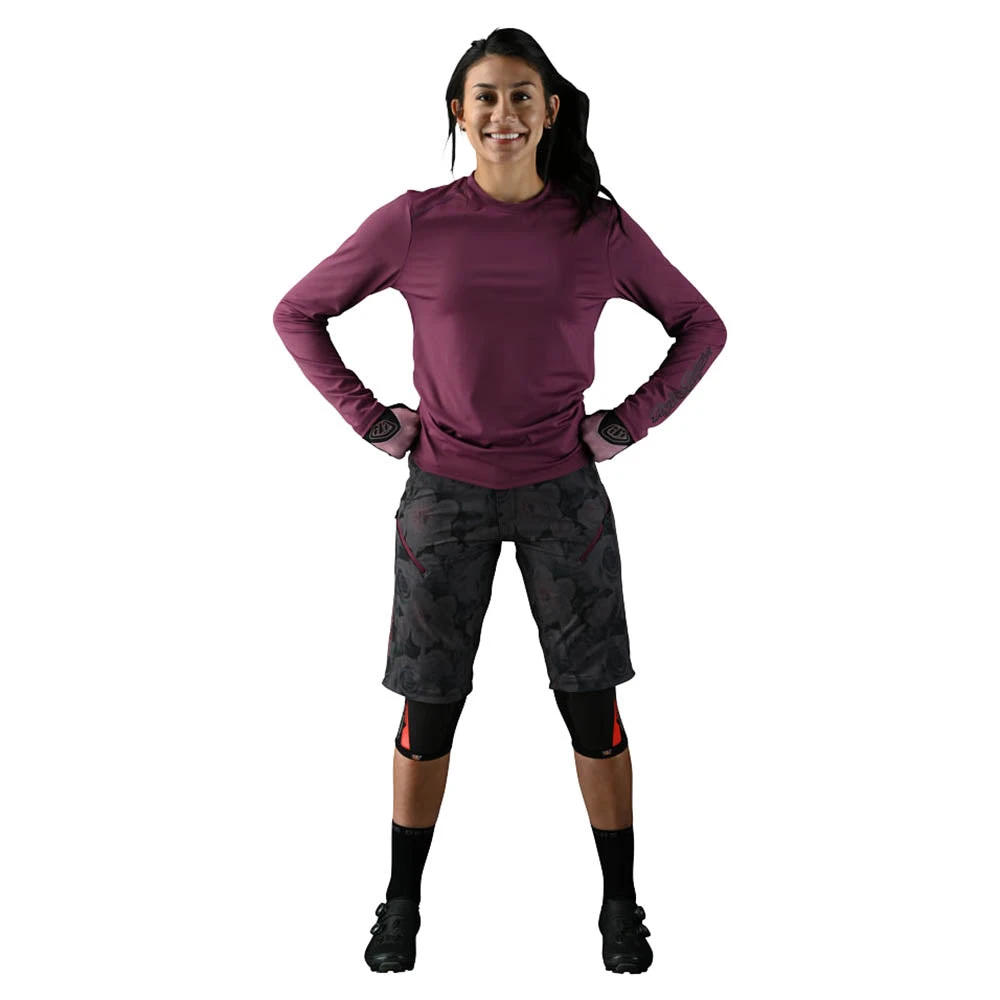 Troy Lee Designs Wmns Lilium Short No Liner Floral Black - Image 5