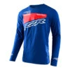 Troy Lee Designs Long Sleeve Tee Polaris Blue / Red
