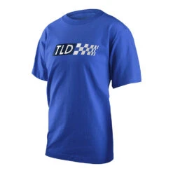 Troy Lee Designs Youth Short Sleeve Tee Boxed Out Blue