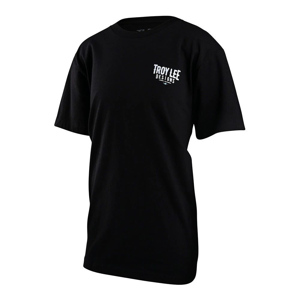 Troy Lee Designs Youth Short Sleeve Tee Carb Black
