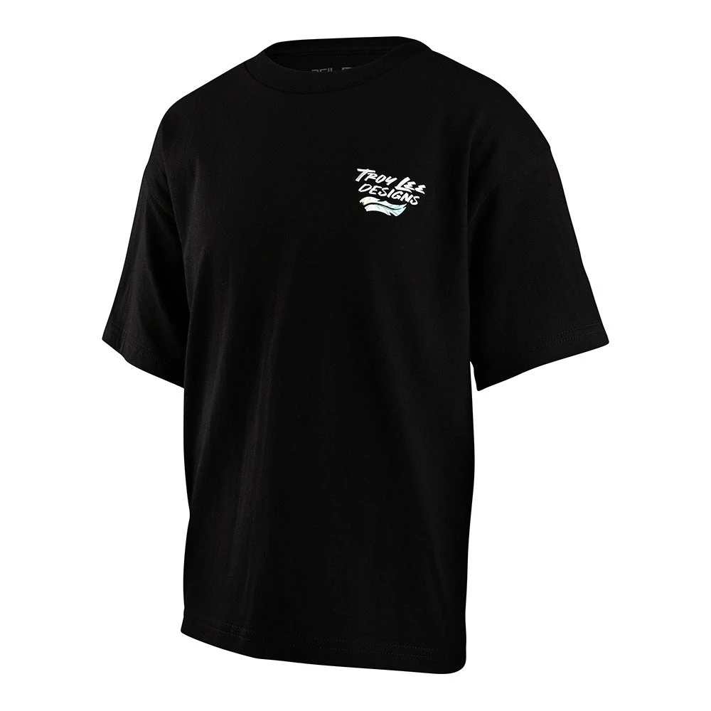 Troy Lee Designs Youth Short Sleeve Tee Feathers Black