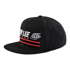 Troy Lee Designs Snapback Hat Drop In Black / White