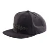 Troy Lee Designs Snapback Hat Signature Dark Gray / Charcoal
