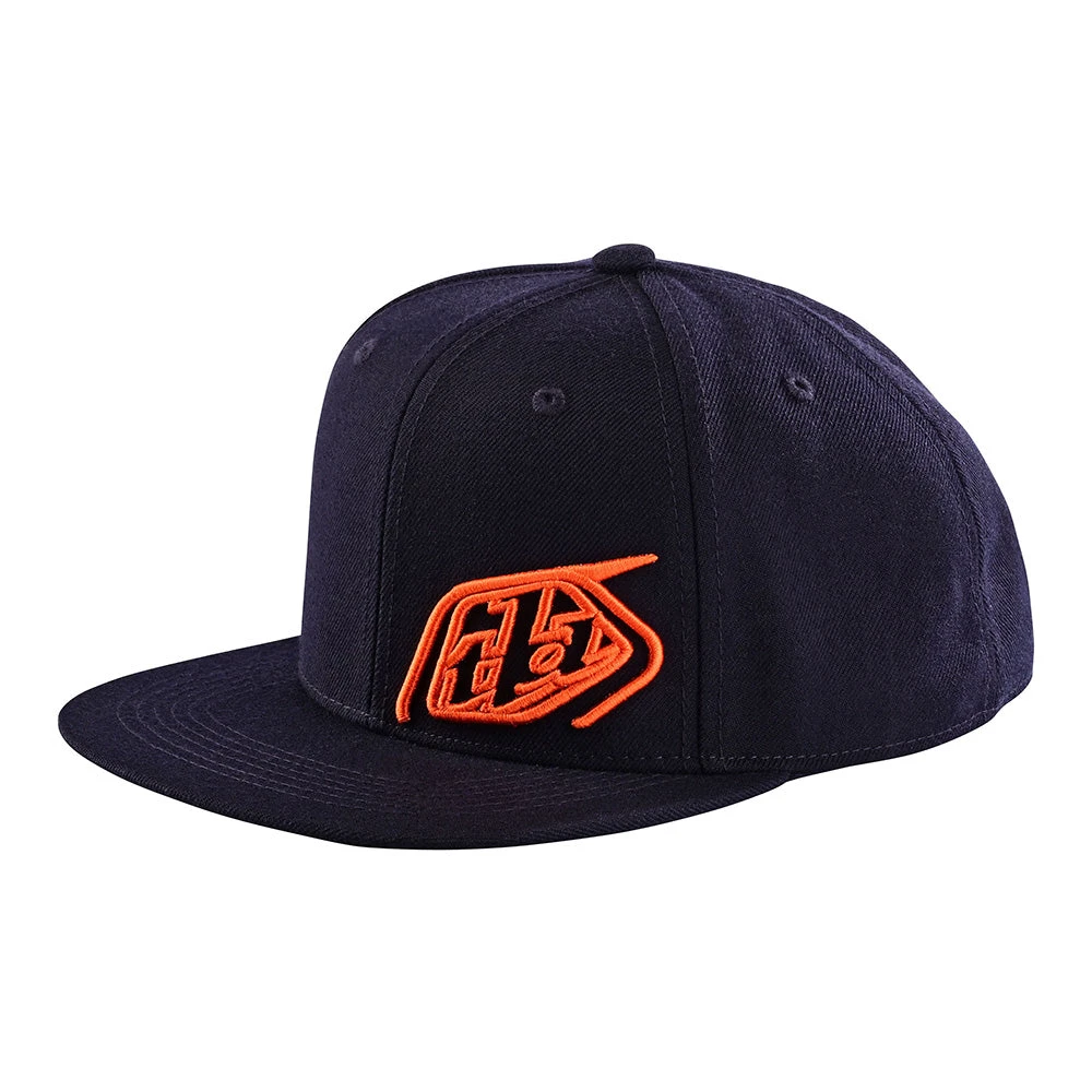 Troy Lee Designs Snapback Hat Slice Navy / Orange