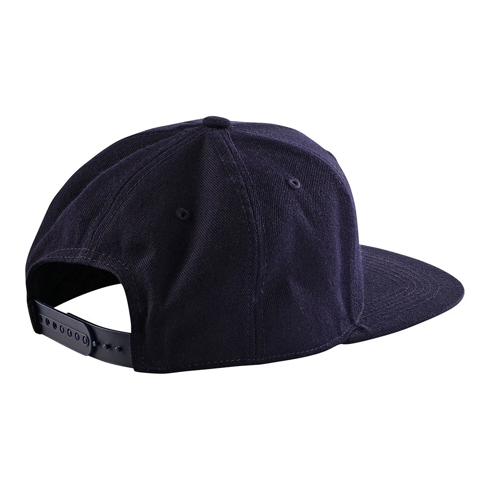 Troy Lee Designs Snapback Hat Slice Navy / Orange - Image 2