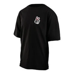 Troy Lee Designs Youth Short Sleeve Tee Peace Out Black