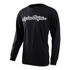 Troy Lee Designs Long Sleeve Tee Signature Black