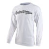 Troy Lee Designs Long Sleeve Tee Signature White