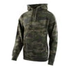 Troy Lee Designs Pullover Hoodie Signature Camo Army Green