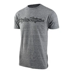Troy Lee Designs Short Sleeve Tee Signature Ash Heather