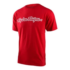 Troy Lee Designs Short Sleeve Tee Signature Red