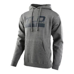 Troy Lee Designs Pullover Hoodie Speed Logo Gunmetal Heather