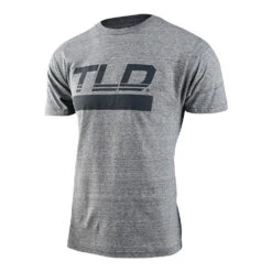 Troy Lee Designs Short Sleeve Tee Speed Logo Ash Heather