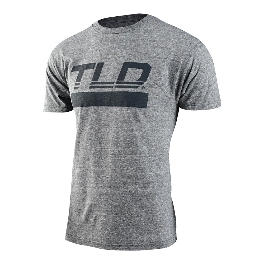Troy Lee Designs Short Sleeve Tee Speed Logo Ash Heather