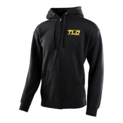Troy Lee Designs Zip Up Hoodie Speed Logo Black