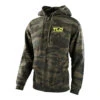 Troy Lee Designs Zip Up Hoodie Speed Logo Camo Green