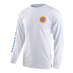 Troy Lee Designs Long Sleeve Tee Spun White