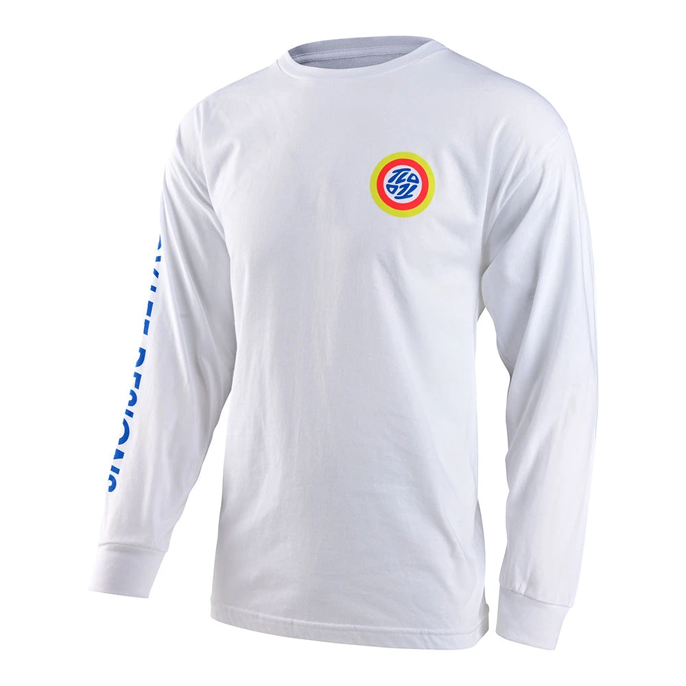 Troy Lee Designs Long Sleeve Tee Spun White - Image 2