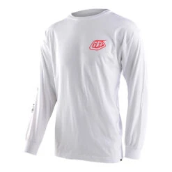 Troy Lee Designs Long Sleeve Tee Stamp White
