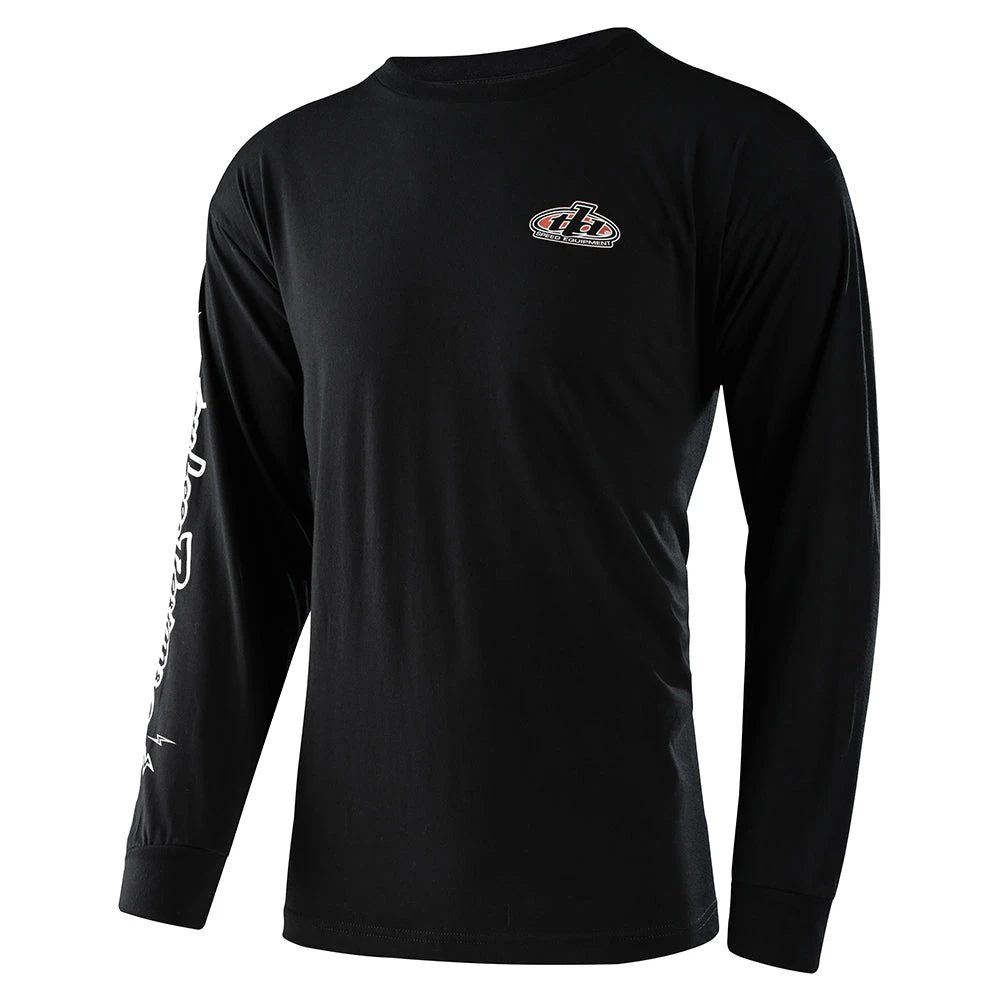Troy Lee Designs Long Sleeve Tee 40Th Piston Bone Black