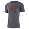 Troy Lee Designs Short Sleeve Tee 40Th Piston Bone Heather Gray