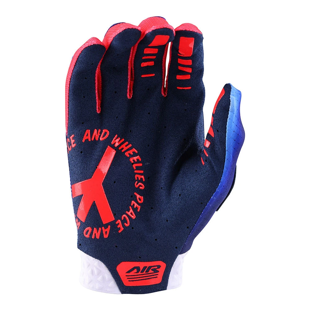 Troy Lee Designs Youth Air Glove Lucid White / Blue - Image 2
