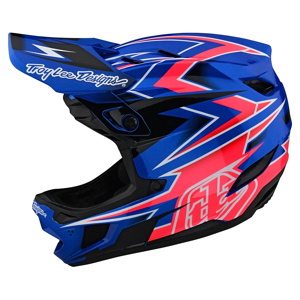 Troy Lee Designs D4 Composite Helmet W/MIPS Volt Blue