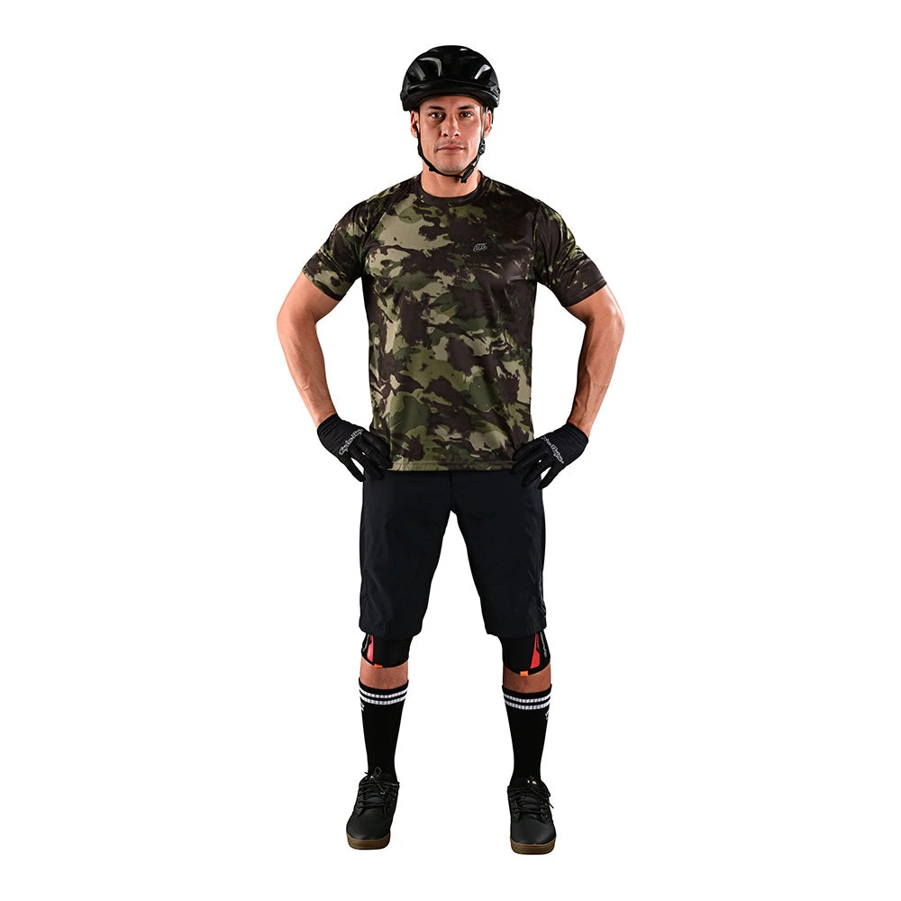 Troy Lee Designs Flowline SS Jersey Covert Army Green - Image 2