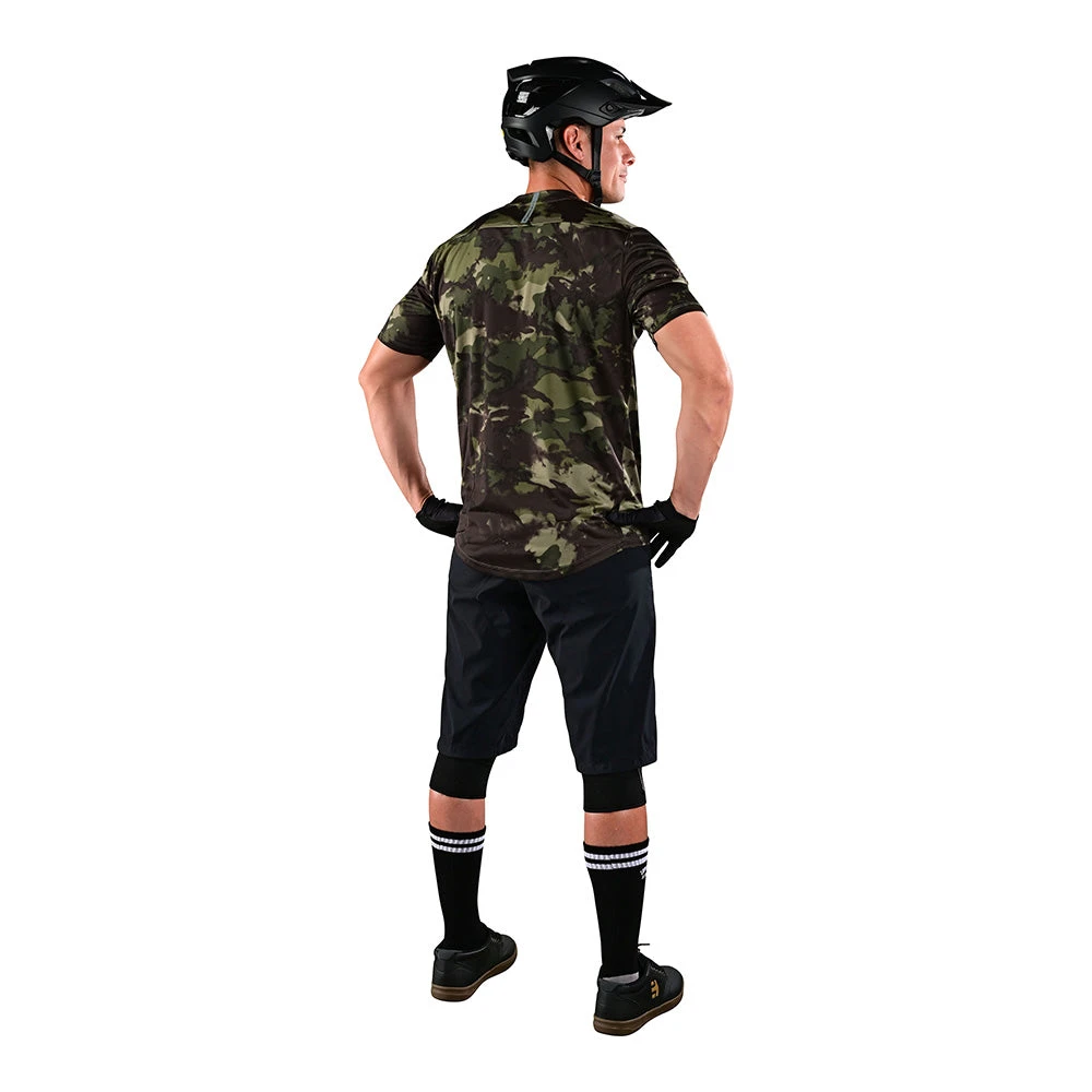 Troy Lee Designs Flowline SS Jersey Covert Army Green - Image 4