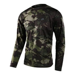 Troy Lee Designs Flowline LS Jersey Covert Army Green