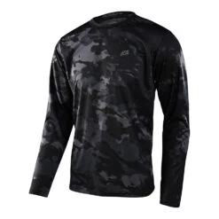 Troy Lee Designs Flowline LS Jersey Covert Black